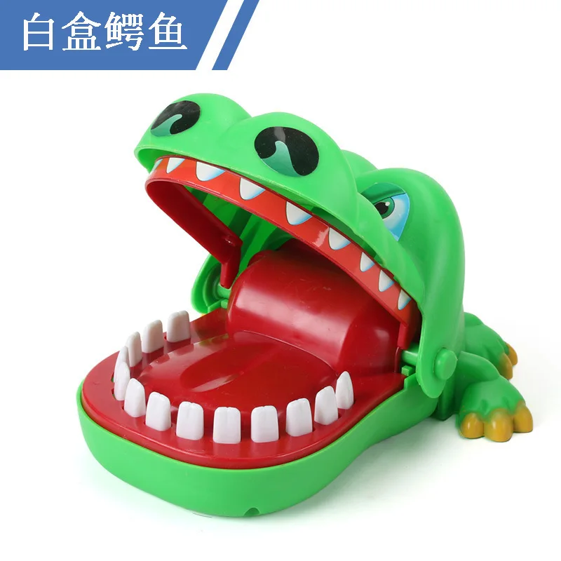 Новая детская забавная игрушка kawaii Bite Animal press teeth bite finger Protector собака Bite Phone Accessory Prank toy забавные игры подарки - Цвет: crocodile