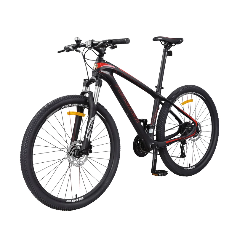 Excellent Carbon Fiber Horizon Mountain Bike  Adult Male Variable Speed/Oil Disc Cross-Country Bike Racing. 4