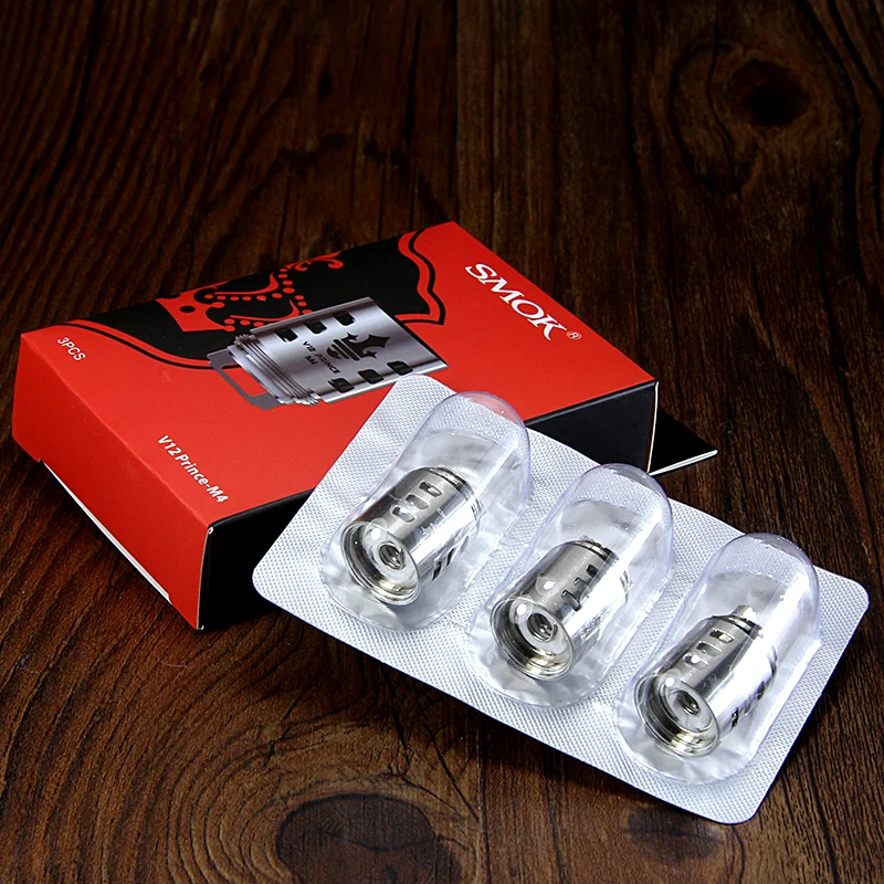 In stock ! Original SMOK TFV12 Prince Coil X6 Q4 T10 M4 RBA Coil For TFV12 PRINCE Tank Atomizer Fit Mag X-Priv I-Priv T-Priv Kit In stock ! Original SMOK TFV12 Prince Coil X6 Q4 T10 M4 RBA Coil For TFV12 PRINCE Tank Atomizer Fit Mag X-Priv I-Priv T-Priv Kit