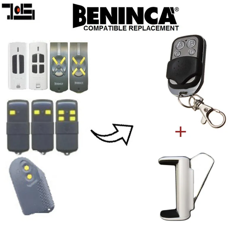 

For BENINCA TO.GO 4WK, TO.GO 2WP,TO.GO 4WP,T2WK,T4WK,LOT1W,LOT2W,LOT4W,LOT2WMS compatible 433.92 fixed code remote