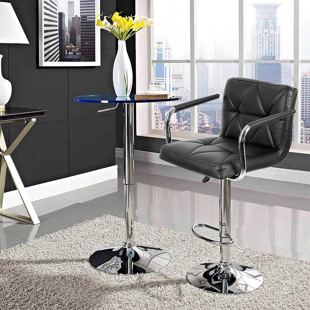2pcs Stylish Bar Chair Modern European & Americal Bar Stool Swivel Lifting High Stool tabouret de b