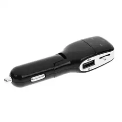 VODOOL двойной зарядное устройство USB 2.1A Bluetooth Handsfree fm-передатчик U диск/TF беспроводной музыкальный MP3-плеер для iPhone samsung