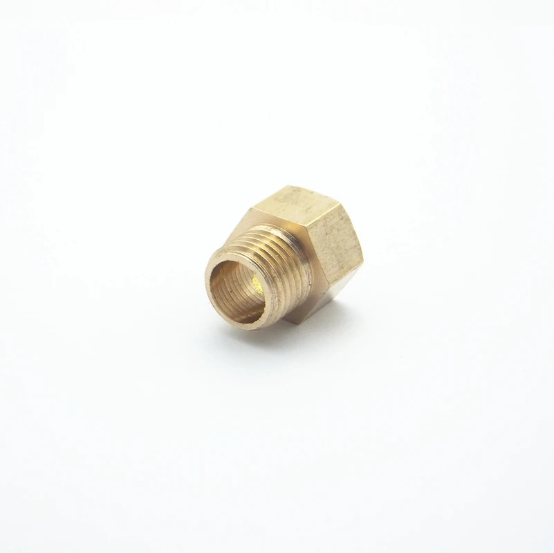 Adaptateur De Raccord De Tuyau En Laiton, Raccord De Tuyau Pour Manomètre BSPT Mâle à NPT Femelle(1/4" BSPT Male To 1/4" NPT Female