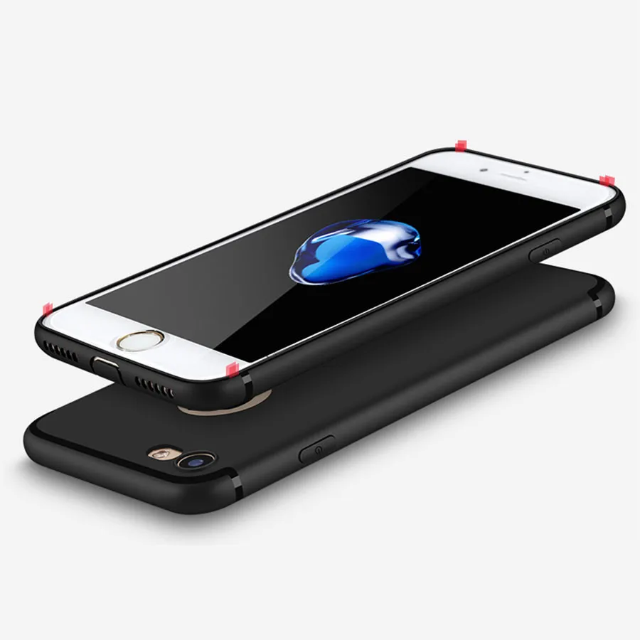 Роскошные матовые Мягкие силиконовые чехлы для задней панели iPhone X чехол 6 6s Plus 5