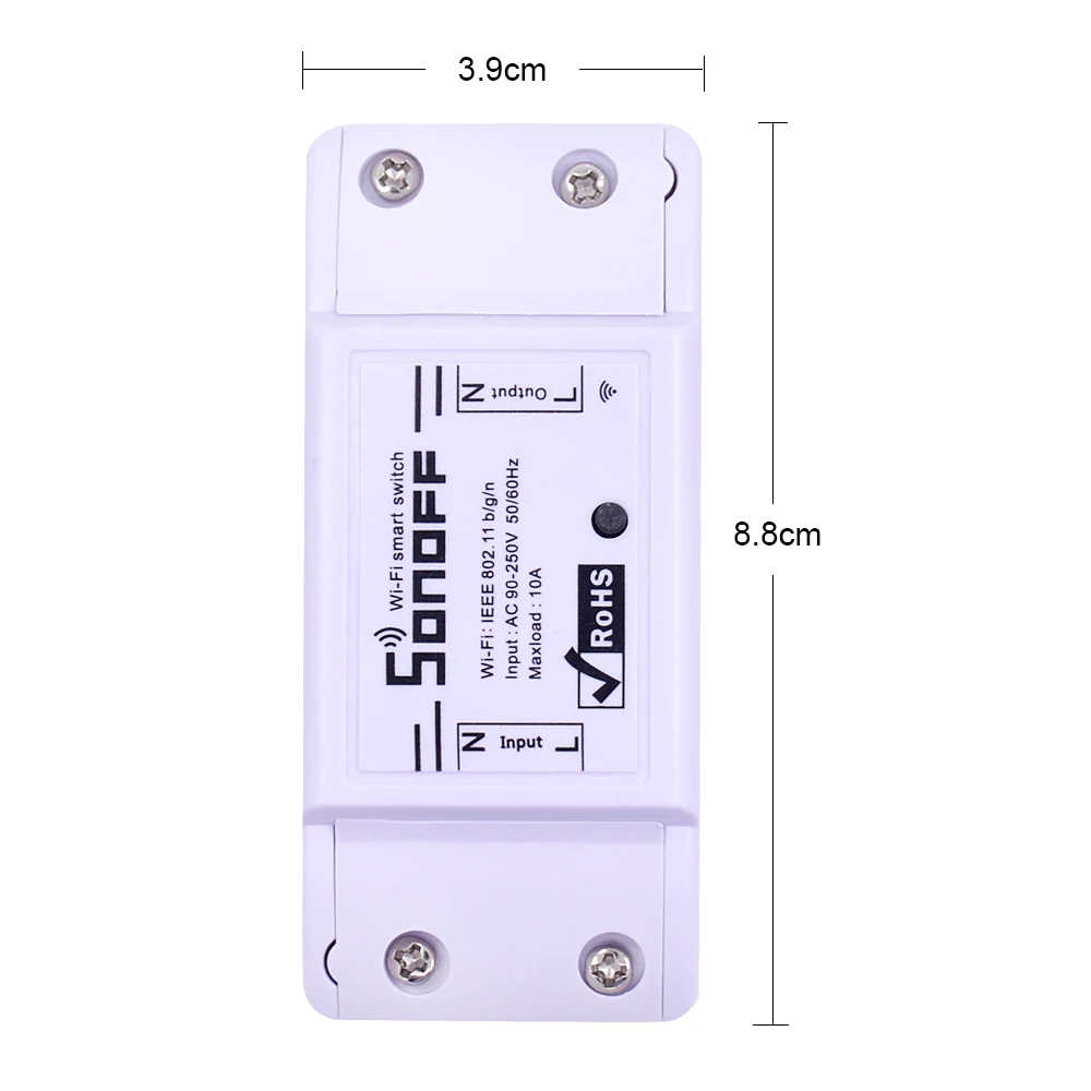 Itead Sonoff базовый Wifi переключатель беспроводной пульт DIY автоматический светильник интеллектуальное реле для домашней автоматизации модуль контроллер работа с Alexa