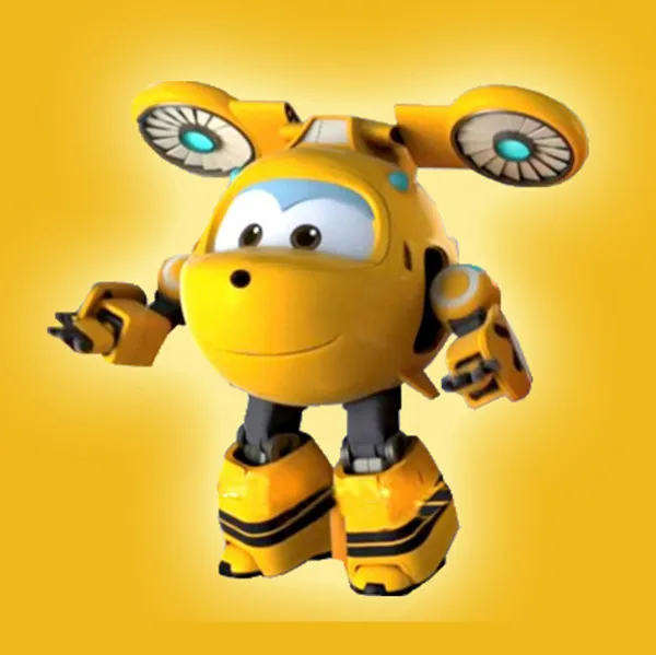 super wings yellow plane