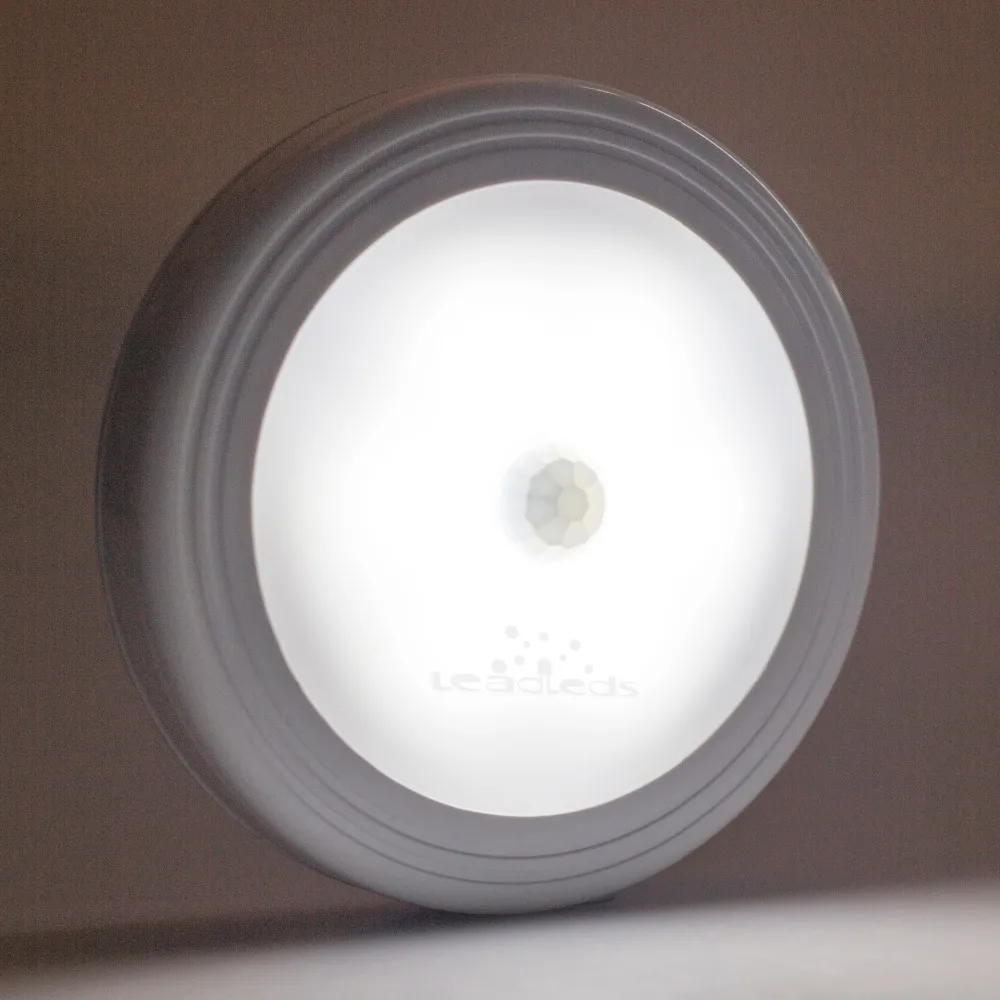 1Pcs LED motion sensor night light Battery Powered Wall Lamp with Infrared IR sensor for bedroom