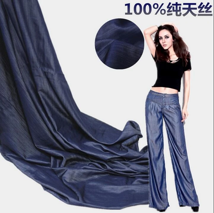 silk denim fabric