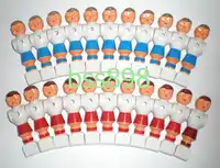 FREE SHIPPING 22pcs/lot red/blue 5/8" rod Foosball Soccer Table football man Player men replacement parts 09