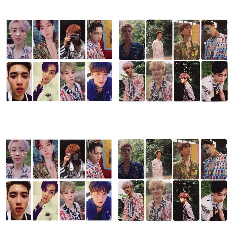 8 шт./компл. альбом KPOP EXO THE WAR KOKOBOP самодельная бумага ломо карты фото карта Плакат HD