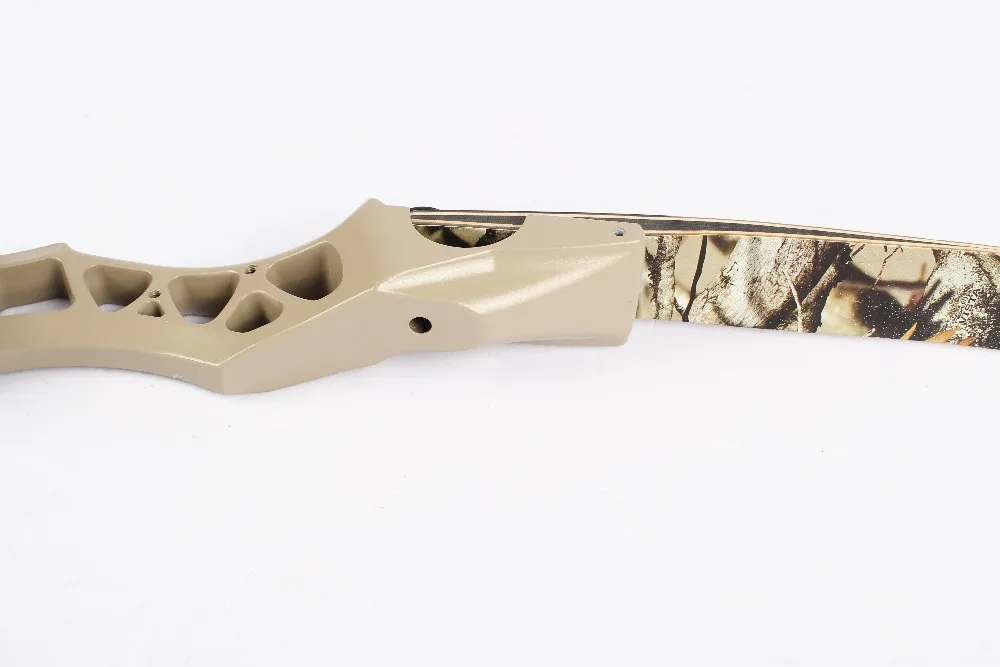 Camo para a Mão Tiro com Arco Caça ao ar Polegadas Recurvo Arco Takedown Preto Direita Usuário Livre 64 30-60lbs 20 64 polegadas 30-60lbs recurvo arco takedown preto