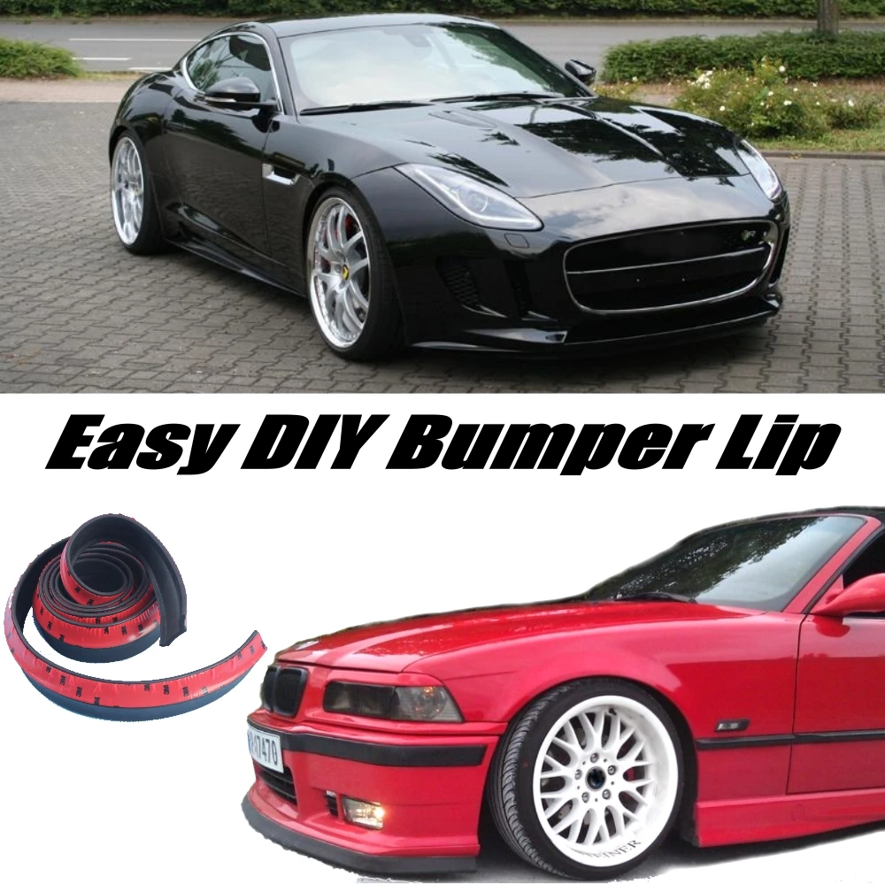 

Bumper Lip Deflector Lips For Jaguar F-Type F Type Front Spoiler Skirt For Car View Tuning / Body Kit / Strip