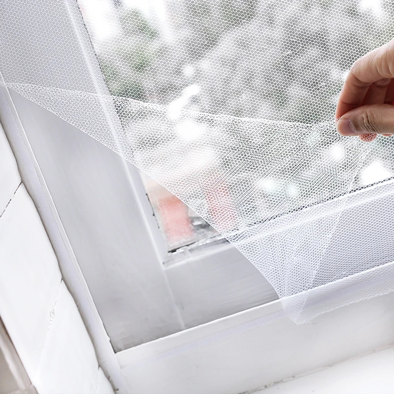 Противомоскитная сетка для кухонного окна, сетка для экрана, Москитная сетка для занавесок, защита от насекомых, мух, москитная сетка для окон