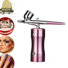 7cc Аэрограф спрей дозатор 0,3 мм насадки двойной экшен набор портативный компрессор аэрограф Маникюр Инструмент для украшения ногтей торт живопись