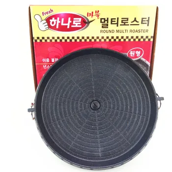 

Korean Maifan barbecue Teppanyaki bbq grill plate hotplate cooker pan non-stick pans kitchen tools