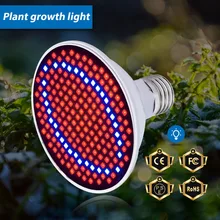 Canling E27 Фито Лампа 220 V светодиодный Grow Light 6 Вт 15 Вт 20 Вт полный спектр УФ ИК Fitolampy красная синяя лампочка для парник, теплица для выращивания растений