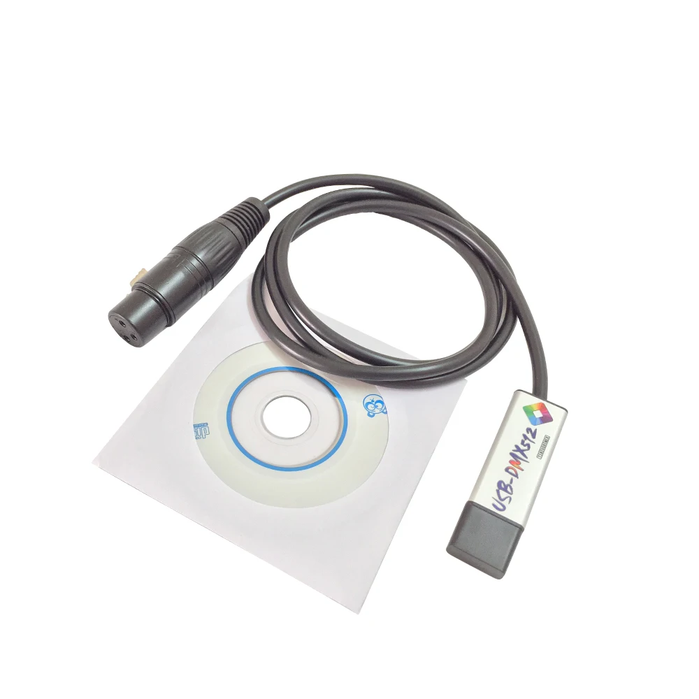 2018 Новый Стиль DMX512 USB Интерфейс адаптер ПК Освещение сцены контроллер|stage lighting