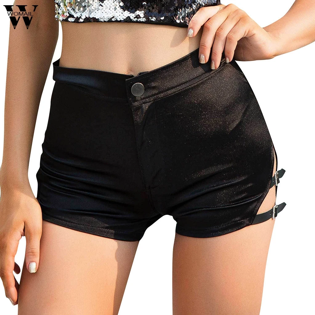 Womail Шорты Для женщин черный Шорты Горячая Европа и Америка ultra short Throw для ночного клуба; пикантная повседневная обувь короткие Dropship May16