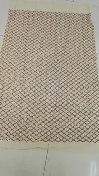 

Nice Embroidered SYJ-101938 African Laces Fabrics With Sequins High Quality Nigerian French Net Lace Fabric For Wedding