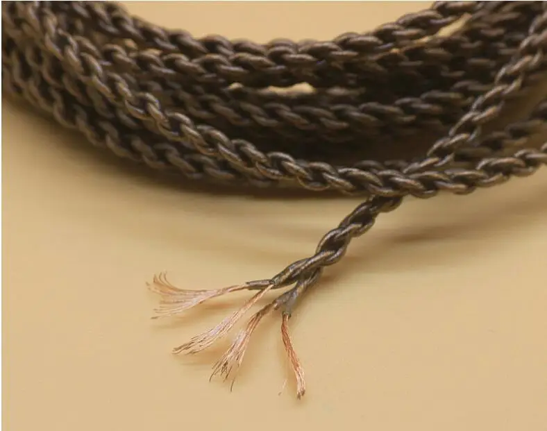 Single crystal copper wire DIY headphone cable IE800 wire without plug 5 meter