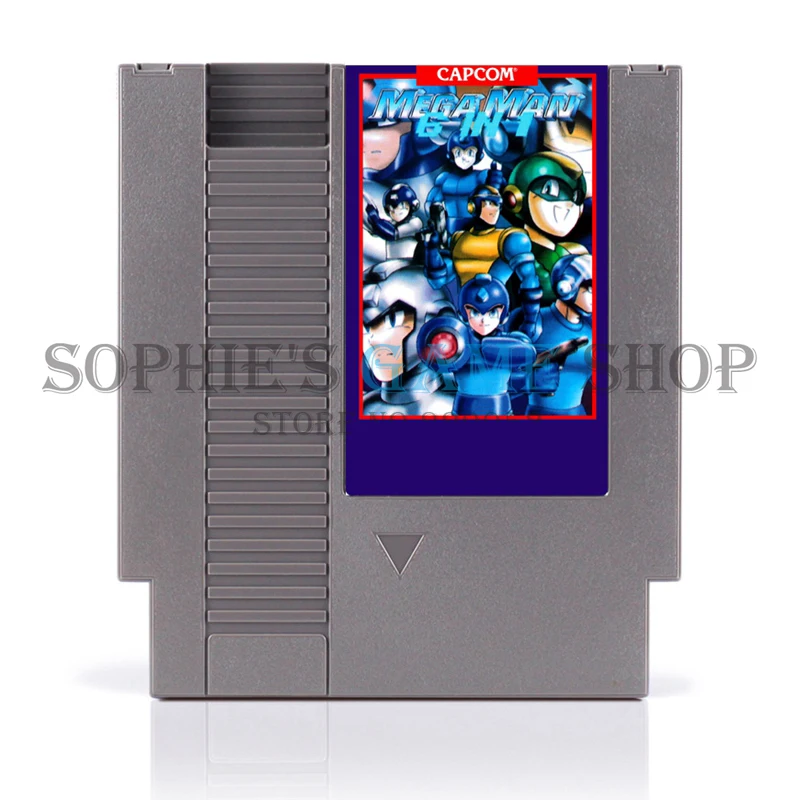 6-в-1 игровая карта Mega man для 8-битной игровой приставки 72 Pin | Электроника