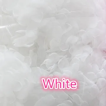 100 шт Белый Розовый DIY ручной работы 3D цветок свадебное платье ингредиенты пирографический Eugen пряжа материалы для головных уборов