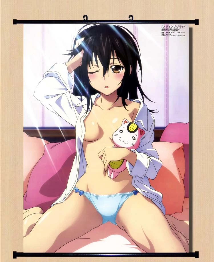 Japanese Decorative Picture Anime Strike The Blood Himeragi Yukina Cyber Empress Home Decor Wall Scroll Poster Painting Calligraphy Aliexpress