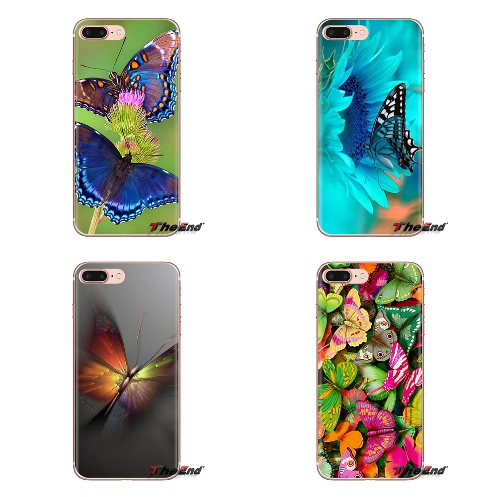 For Huawei Nova 2 3 2i 3i Y6 Y7 Y9 Prime Pro GR3 GR5 2017 2018 2019 Y5II Y6II Wallpaper butterfly Butterflies Art Phone Bag Case |