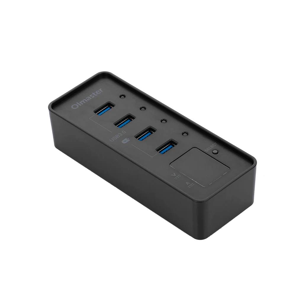 OImaster 4 порта USB3.0 концентратор 5 Гбит/с высокоскоростной концентратор Быстрая зарядка USB3.0 сплиттер для ноутбука для Windows/XP/Linux/Mac/Mix
