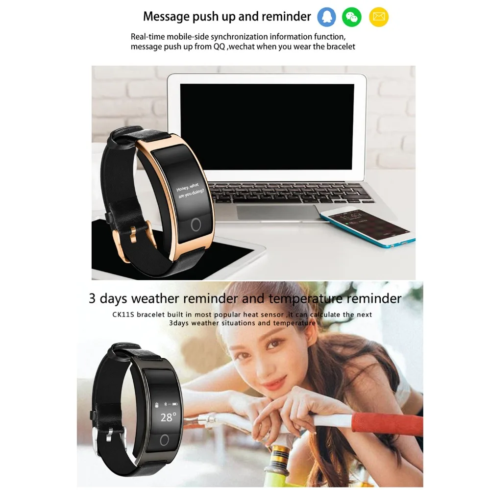 Bluetooth Smart Watch For Android Samsung iPhoneRemote Camera Pedometer Anti-lost Bracelet Wrist Watch Smartband for Women