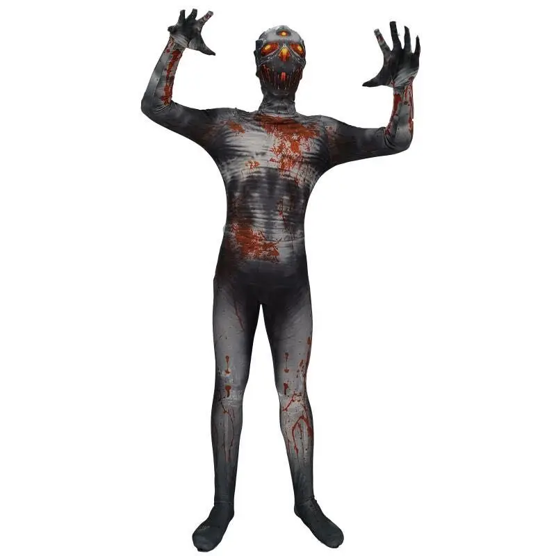 

Halloween Children's Boy Ghost Costume Performance Scary Ghost Clothes Cosplay Christmas Party Role Play Kid Boy's Ghost Costume