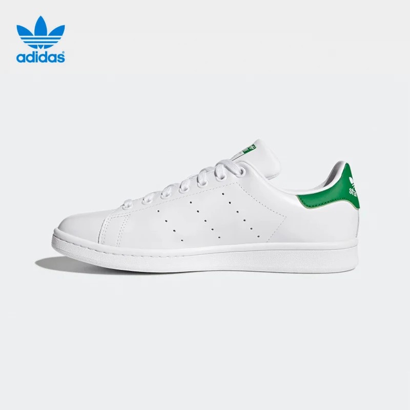 Authentic Adidas STAN SMITH Shoes Originals Series Summer Lace-up Men Skateboarding Shoes Low-top PU Adidas Sports Sneakers Men