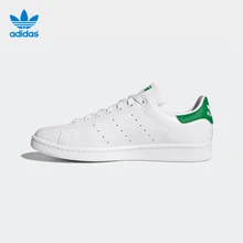 

Authentic Adidas STAN SMITH Shoes Originals Series Summer Lace-up Men Skateboarding Shoes Low-top PU Adidas Sports Sneakers Men
