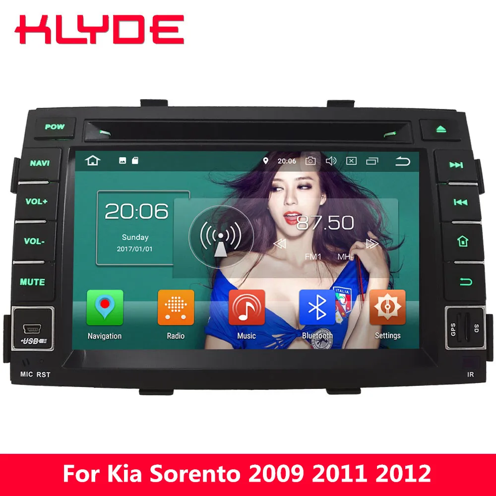 

KLYDE 7" 4G WIFI Android 8.0 Octa Core PX5 4GB RAM 32GB ROM Car DVD Multimedia Player Radio For Kia Sorento 2009 2010 2011 2012