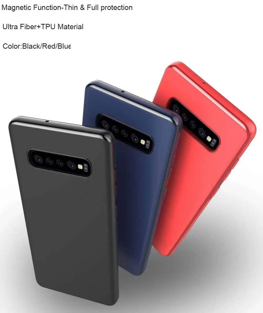 Магнитный автомобильный чехол держатель для Samsung Galaxy S10e S10 Plus ТПУ силиконовый S9 / s9