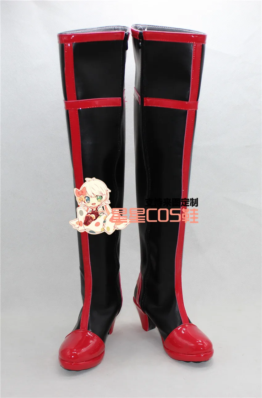

KILL La KILL Matoi Ryuko Sailor Uniform Black Halloween Cosplay Shoes Boots X002