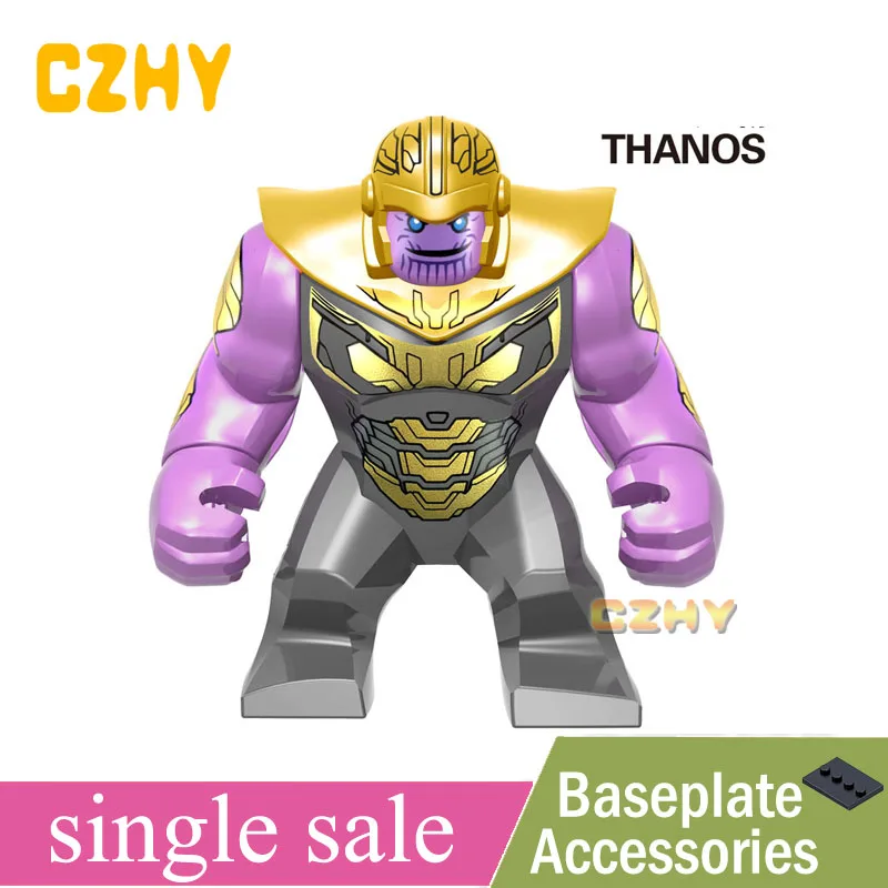 

Avengers 4 Endgame Crystal Thanos Batmans Scarlet Witch Thor Legoe Minifigured Building Blocks Bricks Toys For Children EG133