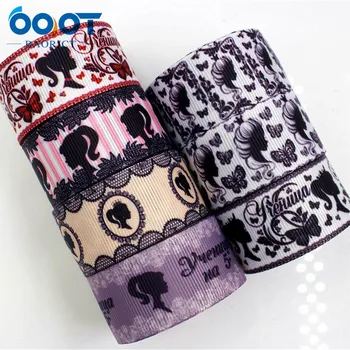 

OOOT BAORJCT 1752214 25mm 10yard Cartoon Ribbons Thermal transfer Printed grosgrain Wedding Accessories DIY handmade material