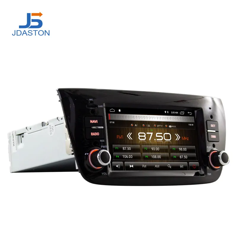 Best JDASTON Android 9.1 1 Din Car Radio For FIAT DOBLO Opel Combo Tour 2010-2014 Car Multimedia Player GPS Navigation Stereo Wifi 2