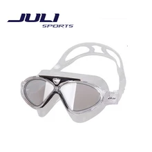 Adult Swimming Goggles Swim Glasses Water Sportswear Anti Fog Uv protected Waterproof Adjustable Nose J8170A