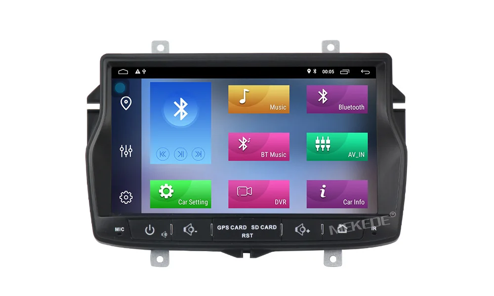 Excellent MEKEDE Android 9.1 8.1 Car Multimedia DVD Player For LADA Vesta for Radio GPS navigation audio Stereo Russian menu wifi BT 11