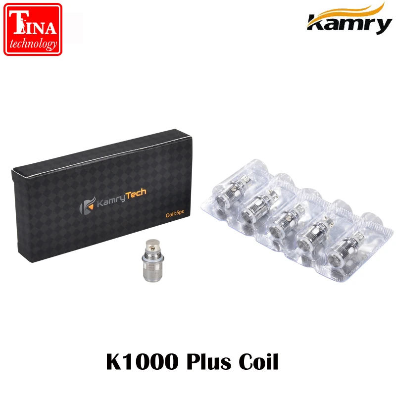 

5cps/lot Original Kamry Atomizer Coil Replaceable Sub 0.5ohm X6 Plus Coils K1000 Plus Atomizer E Cigarette Vaporizer Coils