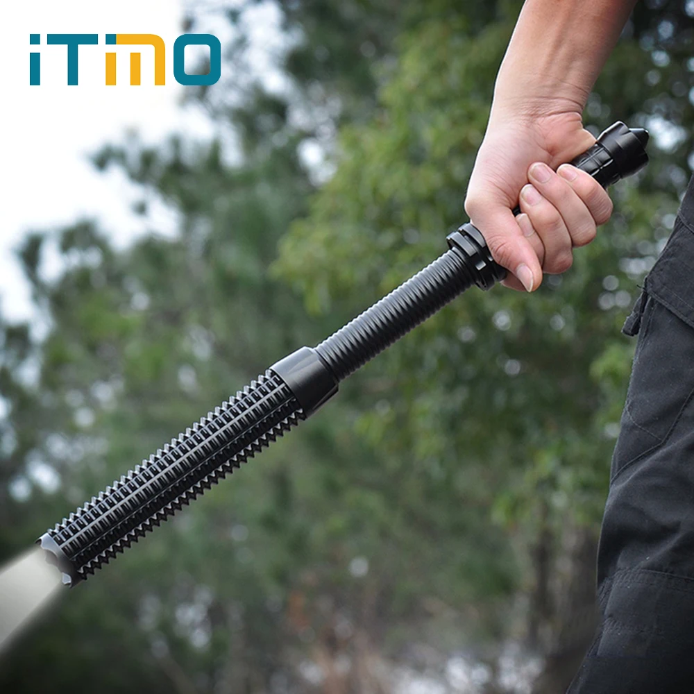 

ITimo Tactical Flashlight Self Defense Torch Baseball Bat Torch Lamp Length adjustable Multifunctional Portable Lighting