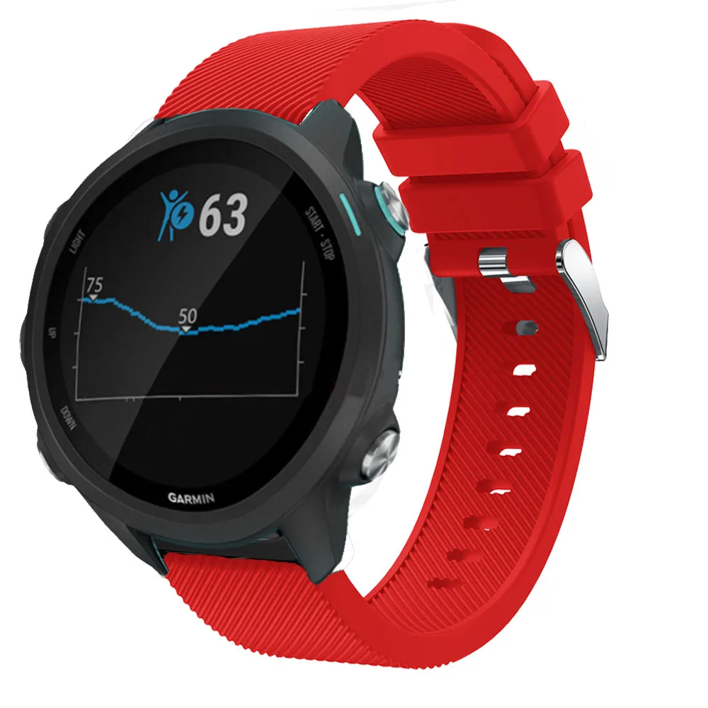 Ремешок для умных часов Garmin Forerunner 245 245M 645 сменный ремешок 20 мм спортивный дышащий