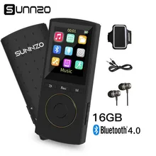 16 Гб mp3-плеер за кулисами Bluetooth портативный цифровой музыкальный плеер с повязкой fm-радио, шагомер