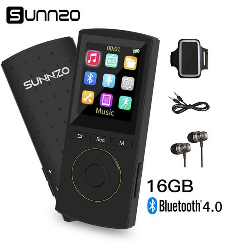 16 Гб mp3 плеер за кулисами Bluetooth портативный цифровой музыкальный с повязкой fm