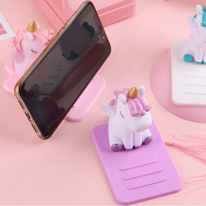 Подставка держатель для мобильного телефона с единорогом IPhone Xiaomi Huawei|Подставки и