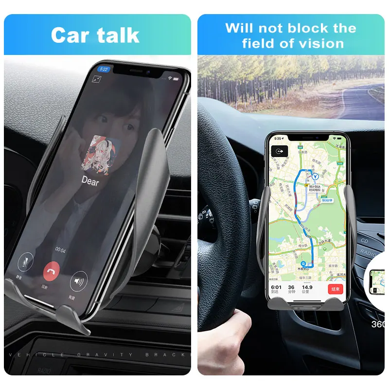 Универсальный автомобильный держатель для телефона гравитационный автомобиль вентиляционное отверстие крепление в автомобиль для IphoneX 8 Xiaomi телефон один с ручным управлением Телефон Стенд кронштейн