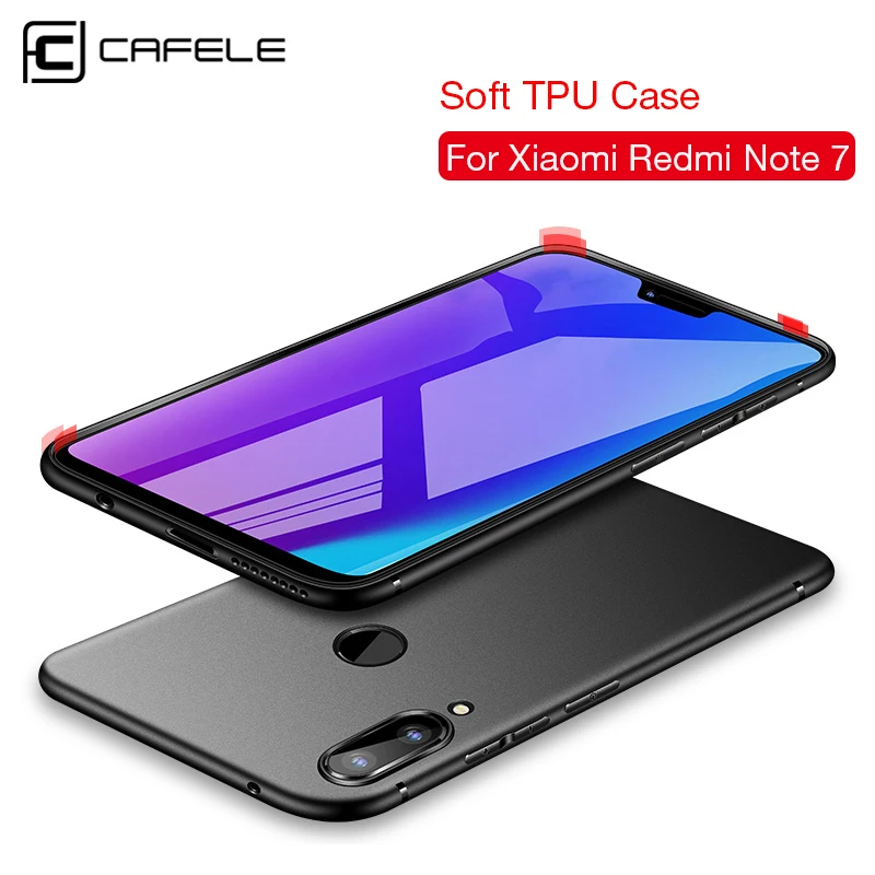 

CAFELE Soft case for xiaomi redmi note 7 cases silicone TPU cover ultra thin luxury phone case for redmi note 7 business shell