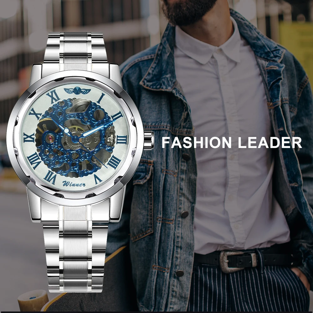 الكلاسيكية ساعات آلية ل رجل الأعلى العلامة التجارية الفاخرة الفائز المعصم الهيكل العظمي الأرقام الرومانية Relogio Masculino 2019 الكلاسيكية ساعات آلية ل رجل الأعلى العلامة التجارية الفاخرة الفائز المعصم الهيكل العظمي الأرقام الرومانية Relogio Masculino 2019